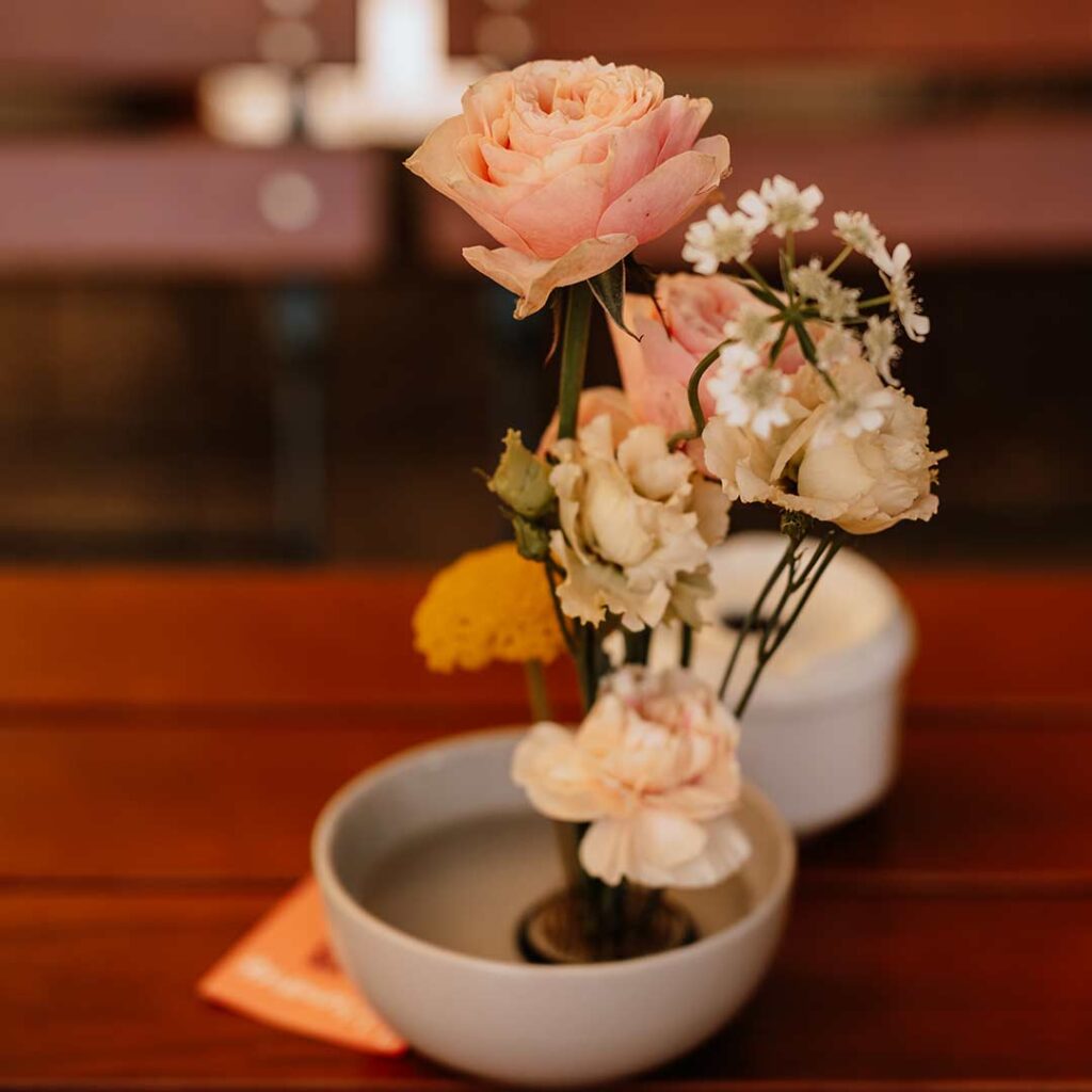 Blumen Tischdeko