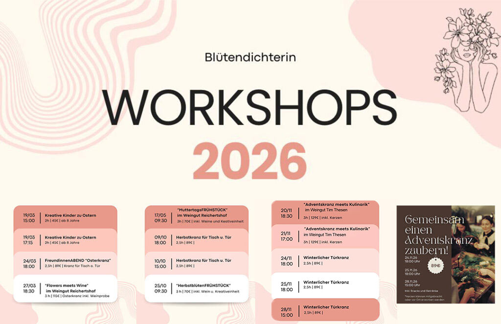 WORKSHOPS neu
